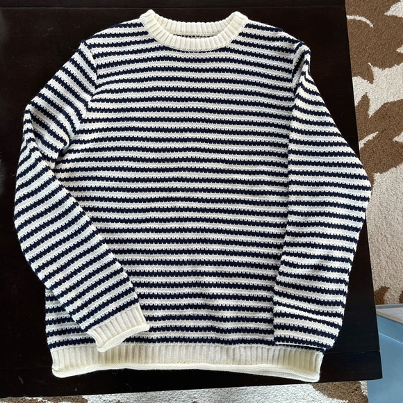 CPO Provisions "Shipment Supply" Sweater Stripe, Urban Outfitters Black&White - Picture 7 of 7